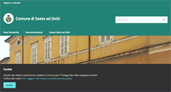 Desktop Screenshot of comune.sestoeduniti.cr.it